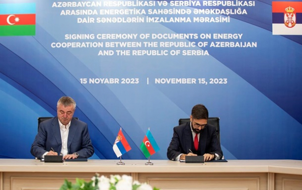 Сербія підписала газовий контракт із Азербайджаном
